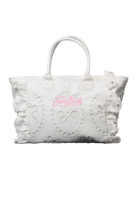 Borsa Mc2 Saint Barth Vanity Volant bianca pizzo sangallo floreale MC2 SAINT BARTH | Borse | VANITYVOLANTN03778H1021